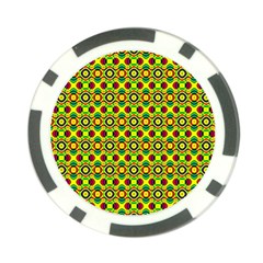 Background Pattern Geometrical Poker Chip Card Guard (10 Pack) by Sudhe