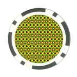 Background Pattern Geometrical Poker Chip Card Guard (10 pack) Front