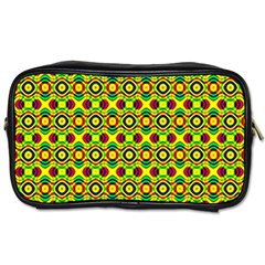 Background Pattern Geometrical Toiletries Bag (one Side) by Sudhe