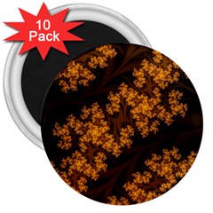 Abstract Fractal Pattern Artwork Flora 3  Magnets (10 Pack)  by Sudhe