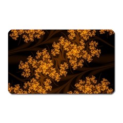 Abstract Fractal Pattern Artwork Flora Magnet (rectangular) by Sudhe