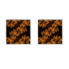 Abstract Fractal Pattern Artwork Flora Cufflinks (square) by Sudhe