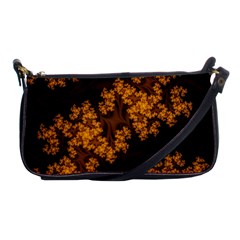 Abstract Fractal Pattern Artwork Flora Shoulder Clutch Bag by Sudhe