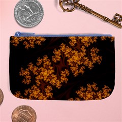 Abstract Fractal Pattern Artwork Flora Large Coin Purse by Sudhe