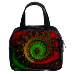 Abstract Fractal Pattern Artwork Art Classic Handbag (two Sides) by Sudhe