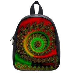 Abstract Fractal Pattern Artwork Art School Bag (small) by Sudhe