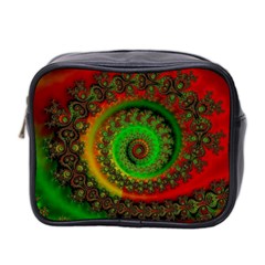 Abstract Fractal Pattern Artwork Art Mini Toiletries Bag (two Sides) by Sudhe