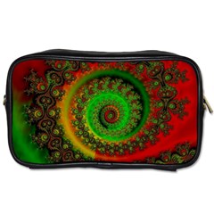 Abstract Fractal Pattern Artwork Art Toiletries Bag (one Side) by Sudhe