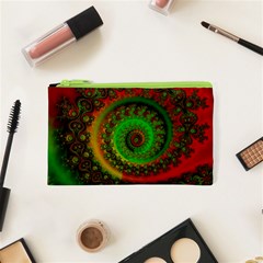 Abstract Fractal Pattern Artwork Art Cosmetic Bag (xs) by Sudhe