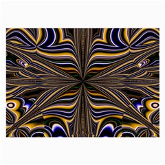 Abstract Art Fractal Unique Pattern Large Glasses Cloth (2 Sides) by Sudhe