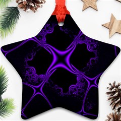 Abstract Fractal Art 3d Artwork Ornament (star) by Sudhe