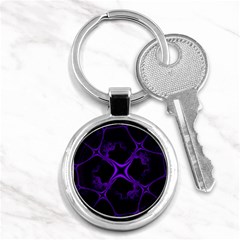 Abstract Fractal Art 3d Artwork Key Chain (round) by Sudhe