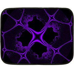 Abstract Fractal Art 3d Artwork Double Sided Fleece Blanket (mini)  by Sudhe