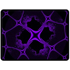 Abstract Fractal Art 3d Artwork Fleece Blanket (large)  by Sudhe