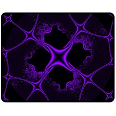 Abstract Fractal Art 3d Artwork Double Sided Fleece Blanket (medium)  by Sudhe