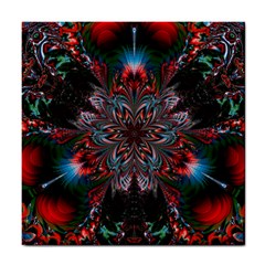 Abstract Flower Artwork Art Tile Coasters