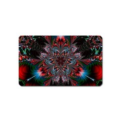 Abstract Flower Artwork Art Magnet (Name Card)