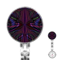 Abstract Abstract Art Fractal Stainless Steel Nurses Watch