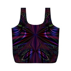 Abstract Abstract Art Fractal Full Print Recycle Bag (m) by Sudhe