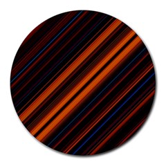 Background Pattern Lines Round Mousepads by Sudhe