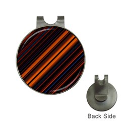 Background Pattern Lines Hat Clips With Golf Markers by Sudhe