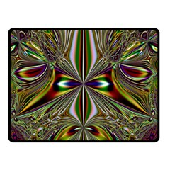 Abstract Art Fractal Pattern Double Sided Fleece Blanket (small)  by Sudhe