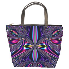 Abstract Art Fractal Fulcolor Bucket Bag by Sudhe