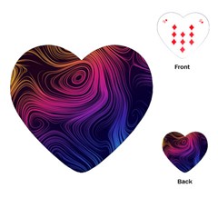 Abstract Pattern Art Playing Cards Single Design (Heart)