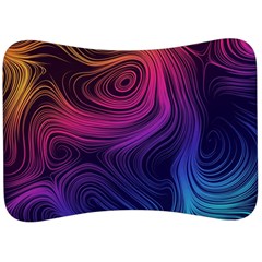 Abstract Pattern Art Velour Seat Head Rest Cushion