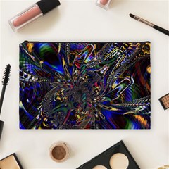 Art Design Colors Fantasy Abstract Cosmetic Bag (large) by Sudhe