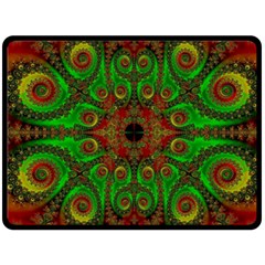 Abstract Fractal Pattern Artwork Pattern Fleece Blanket (large)  by Sudhe