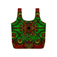 Abstract Fractal Pattern Artwork Pattern Full Print Recycle Bag (s) by Sudhe