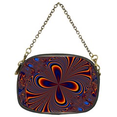 Abstract Fractal Background Pattern Chain Purse (one Side) by Sudhe