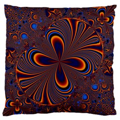 Abstract Fractal Background Pattern Standard Flano Cushion Case (two Sides) by Sudhe