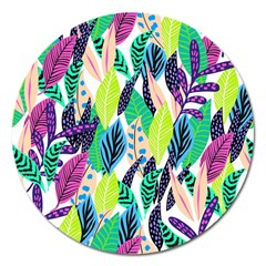 Misc Leaves                       Magnet 5  (round) by LalyLauraFLM