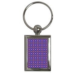 Background Pattern Geometrical Key Chain (rectangle) by Sudhe