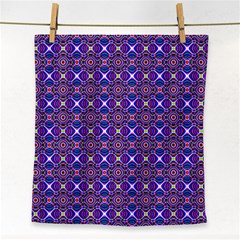 Background Pattern Geometrical Face Towel by Sudhe