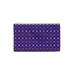 Background Pattern Geometrical Cosmetic Bag (xs) by Sudhe