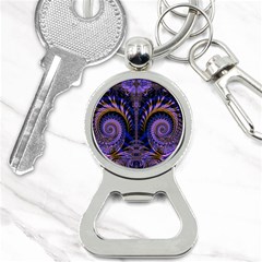 Abstract Fractal Pattern Artwork Bottle Opener Key Chain by Sudhe