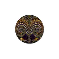 Abstract Fractal Pattern Artwork Golf Ball Marker by Sudhe