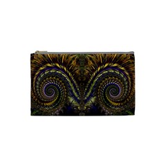 Abstract Fractal Pattern Artwork Cosmetic Bag (small) by Sudhe