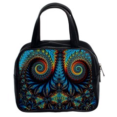 Abstract Art Fractal Creative Classic Handbag (two Sides) by Sudhe