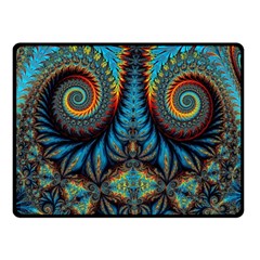 Abstract Art Fractal Creative Double Sided Fleece Blanket (small)  by Sudhe