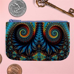 Abstract Art Fractal Creative Large Coin Purse by Sudhe