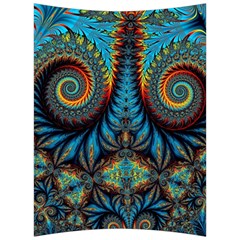 Abstract Art Fractal Creative Back Support Cushion by Sudhe