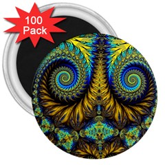 Abstract Art Fractal Creative 3  Magnets (100 Pack) by Sudhe