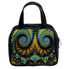 Abstract Art Fractal Creative Classic Handbag (two Sides) by Sudhe