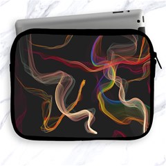 Abstract Smoke                     Apple Ipad 2/3/4 Protective Soft Case by LalyLauraFLM