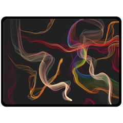 Abstract Smoke                     Fleece Blanket by LalyLauraFLM