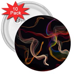 Abstract Smoke                      3  Button (10 Pack) by LalyLauraFLM